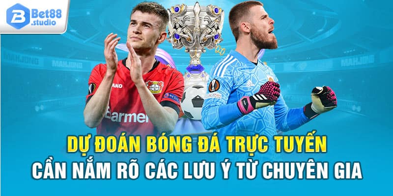 Dự đoán bóng đá trực tuyến cần nắm rõ các lưu ý từ chuyên gia